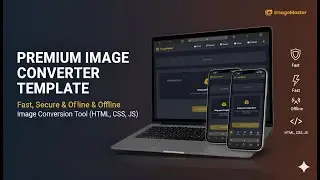 Premium Image Converter Template  Fast, Secure & Offline Image Conversion Tool HTML, CSS, JS
