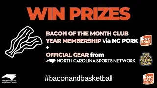 Enter The 2024 BACON and BASKETBALL BRACKET CHALLENGE, presented by @northcarolinaporkcouncil1871
