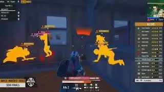 FNC Franky 1v4 Clutch in PMIS | Casters😱 Shocked | Franky Gamer 787