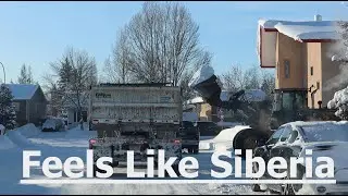 🥶 EXTREME COLD Driving - Grande Prairie, Alberta, Canada in Winter🇨🇦 -30&deg;Celsius, -22&deg; Fahrenheit 🥶