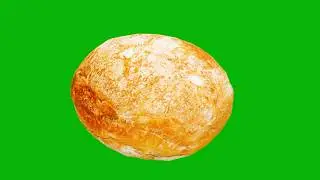 Artisan White Bread 3D Model | Sourdough & Crusty Polish Bread Animation | Green Screen 4K | Free