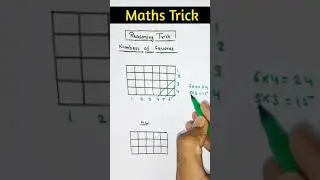 Numbers of square || #reasoningTrick || Basic gyan || math masti || #shorts || #countingfigures