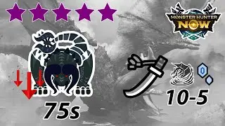10★ (Urgent) Black Diablos vs G10-5 Daora Long Sword - Monster Hunter Now