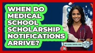 When Do Medical School Scholarship Notifications Arrive?