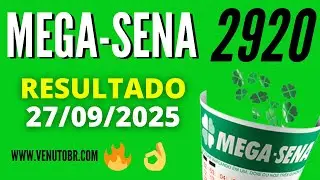 🍀 Resultado Mega-Sena 2920