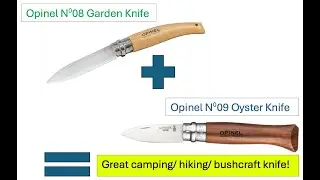 Opinel Garden + Oyster = great new knife DIY