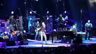 Billy Joel and Adam Levine at the Hollywood Bowl