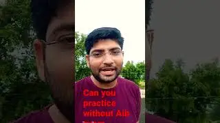 can you practice in court without clear AIBE !