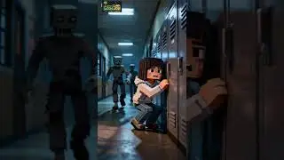 Застряли в школе из-за вспышки зомби #roblox #minecraft #zombiesurvival #viralshorts #viralvideo ...