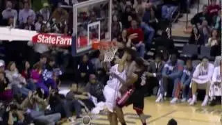 LeBron James NASTY One-Handed THUNDER Dunk on Gerald Henderson (Dec. 28, 2011)