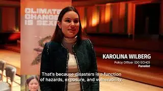 CLIMATE CHANGE IS SEXIST_CARE_BelgiumAvocacyEvent_Karolina Wilberg_Interview