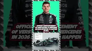 Max Verstappen to Mercedes in 2026 to be announced in Spa #f1 #f1shorts #viral #a #Mercedes #shorts