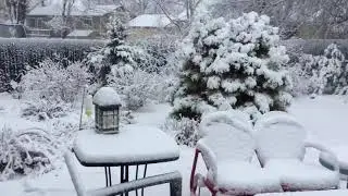 Wind and Snow Whip Through Denver as 