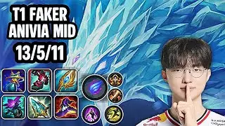 T1 Faker Anivia Mid SoloQ Replay 20260209