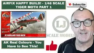 Airfix De Havilland 1_48 Scale Tiger Moth - Part 1