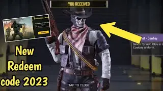 Free OG Ghost Skin Redeem code codm 2023 | cod mobile Redeem code | call of duty mobile Redeem code
