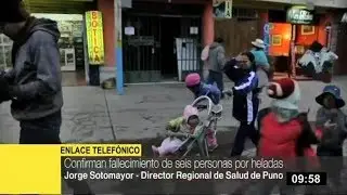 Puno: confirman fallecimiento de 6 ni&ntilde;os por heladas
