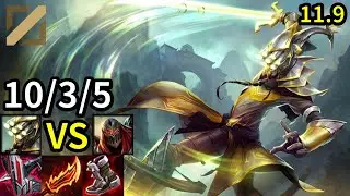 Master Yi Mid vs Zed - KR Master | Patch 11.9