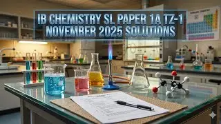 Решения к экзамену IB Chemistry SL Paper-1A TZ-1, ноябрь 2025 г.
