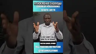 Don't give in to Trials, They build us. #leadership #motivation #perseverance #rccg #God