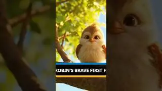 Ruby Robin's Brave First Flight | Inspiring Children's Story About Courage !