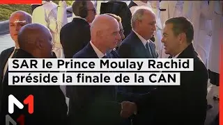 SAR le Prince Moulay Rachid pr&eacute;side la finale de la CAN Maroc 2025
