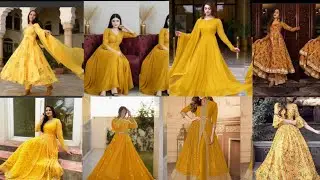 Yellow colour long frock design| subscribe my YouTube channel