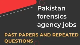 Punjab forensic jobs| Most important questions|