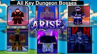 Key Dungeons All Bosses || Arise Crossover