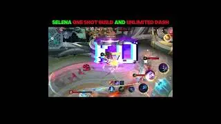 Selena one shot critical build and emblem #mobilelegends #selenaml #shorts
