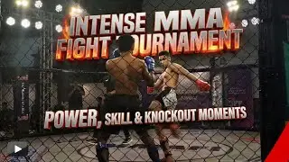 Intense MMA Fight Tournament | Power, Skill & Knockout Moments #fightingsport #trending #viral 🔥👊