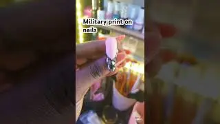 Military print on nails #tutorial #military