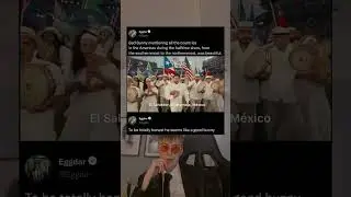 Bad Bunny mentioning all the countries in the Americas during the halftime show, from the