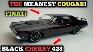 AMT 69 Mercury Cougar Final! Custom Wheels & Bare Metal Foil