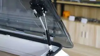 TYTXRV RV Accessories 700x500mm RV Roof Window with LED Light Aluminum Alloy UV Resistant Round S...
