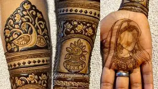 Dulhan Mehndi Design | how to make a bride | how to draw a bride | dulhan wali mehndi