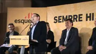 M&iacute;ting d'ERC Lleida - Jordi Cortada