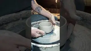 How to create a traditional Matcha Tea Bowl on Potters Wheel. Part 1: Throwing ASMR  #pottery