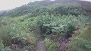 Finest Dartmoor Single Track descending from Bennett's cross to Birch Tor & Vitifer Tin Mine