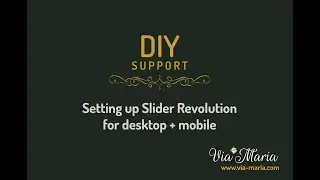 Setting up Slider Revolution for design and mobile browsers
