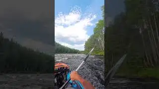Карелия,  река Кереть, порог Колупаевский