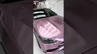 Passion Pink PET car film  #carwrap #carwrapping  #automobile #colorchanging