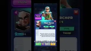 free magic archer #supercell #clashroyale #tips #viral