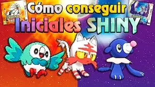 Cómo Conseguir INICIALES SHINY en Pokémon Sol y Luna