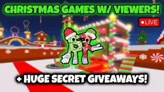 LIVE :🎄Roblox Christmas Games  + 🎁 HUGE Giveaways (Steal a Brainrot + MORE!)
