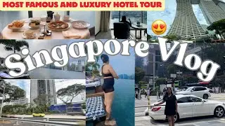 Singapore🇸🇬Travel Vlog 2025 | My Stay At the World&rsquo;s Most Famous Hotel😍| Singapore Marina Bay Sands