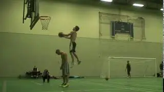 Windmill over standing person back in 2013