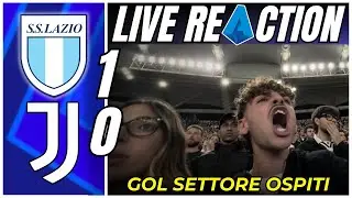 VERGOGNATEVI!!! LAZIO - JUVENTUS 1-0 | SETTORE OSPITI STADIO OLIMPICO REACTION