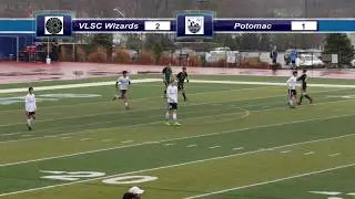 2018-CCL2SC: VLSC Wizards Green vs Potomac soccer match (highlights)