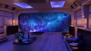 Starship Sleeping Quarters | Sleep Sounds White Noise with Deep Bass ASMR